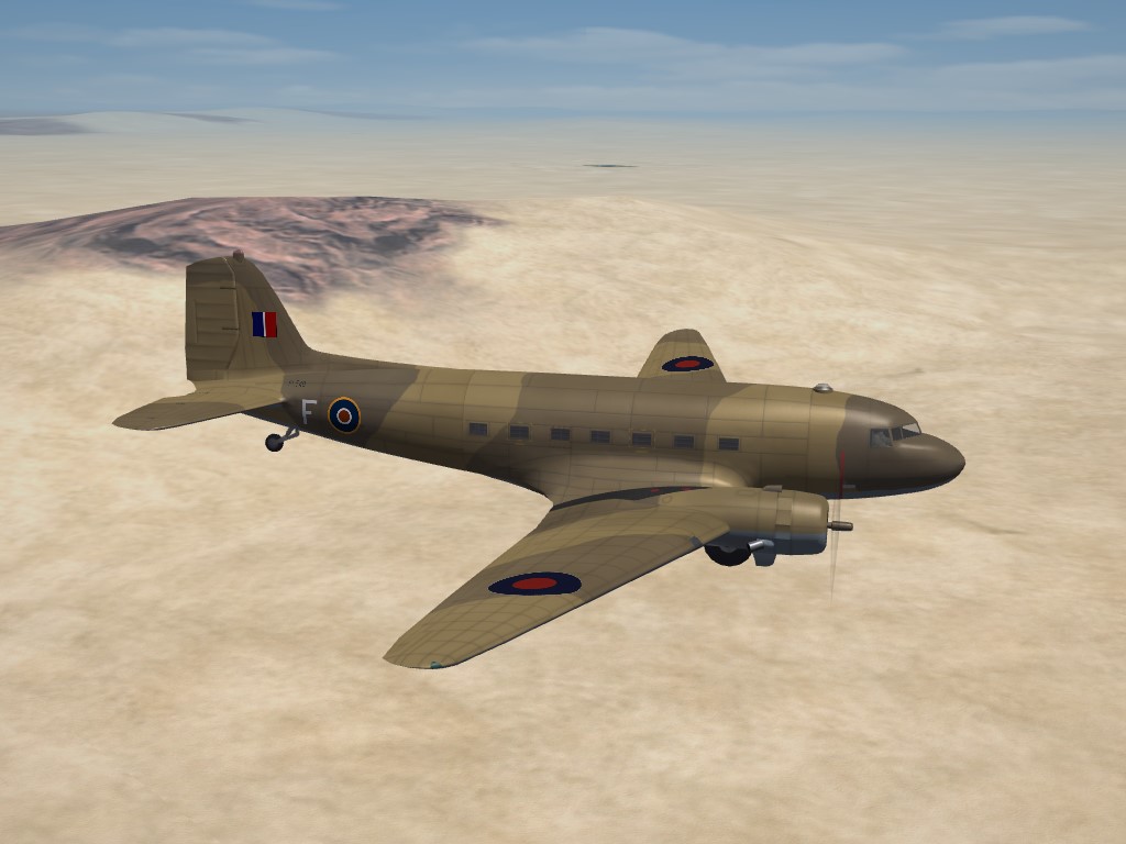 SF2 WW2 RAF Douglas Dakota Skin Pak
