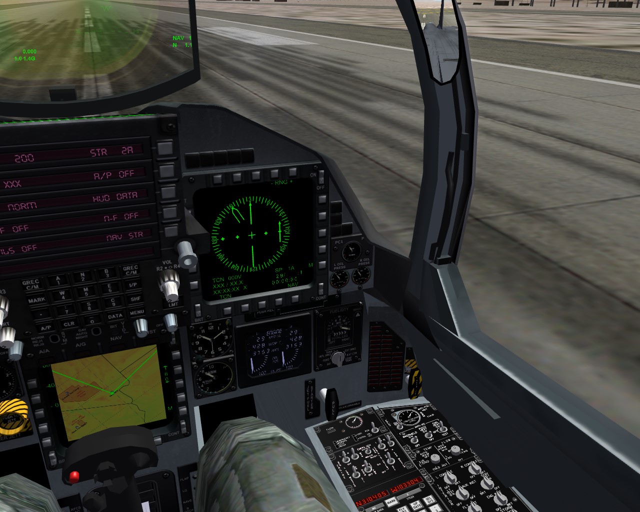 f 15 strike eagle cockpit