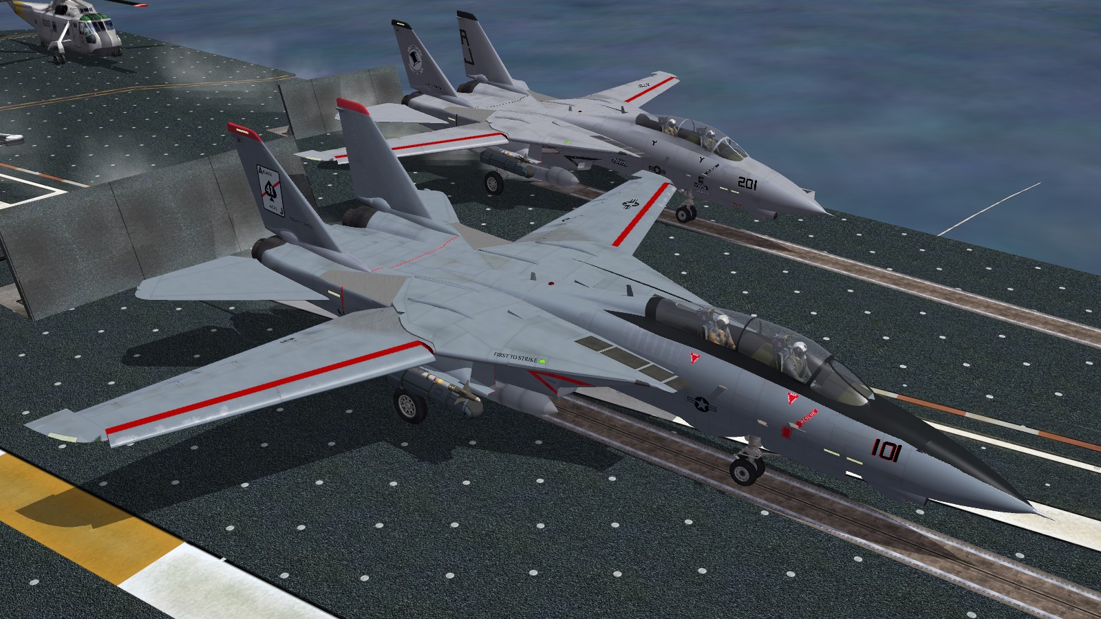 VF-41 and VF-14 F-14A