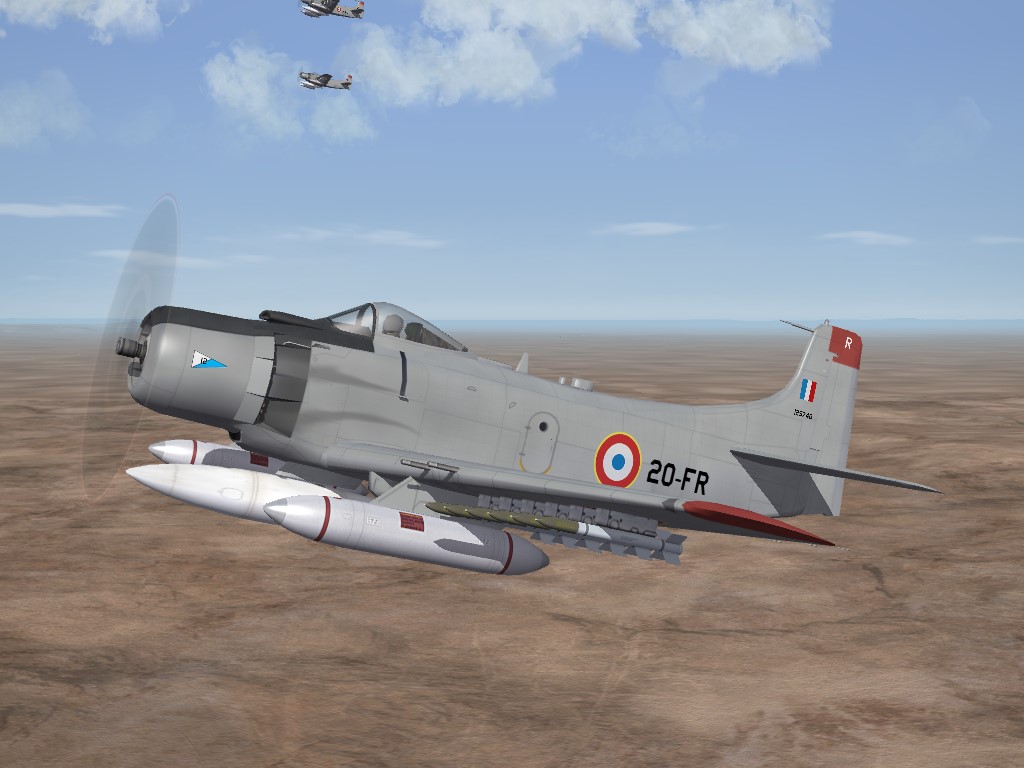 SF2 AD-4N/NA Skyraider, Armée de l'Air
