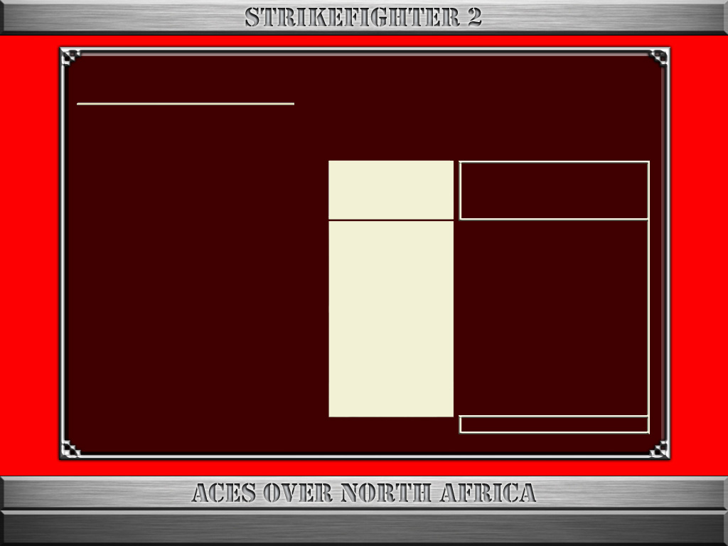 SF2 "Aces Over North Africa" PhotoShop 1024x768 Menu Templates