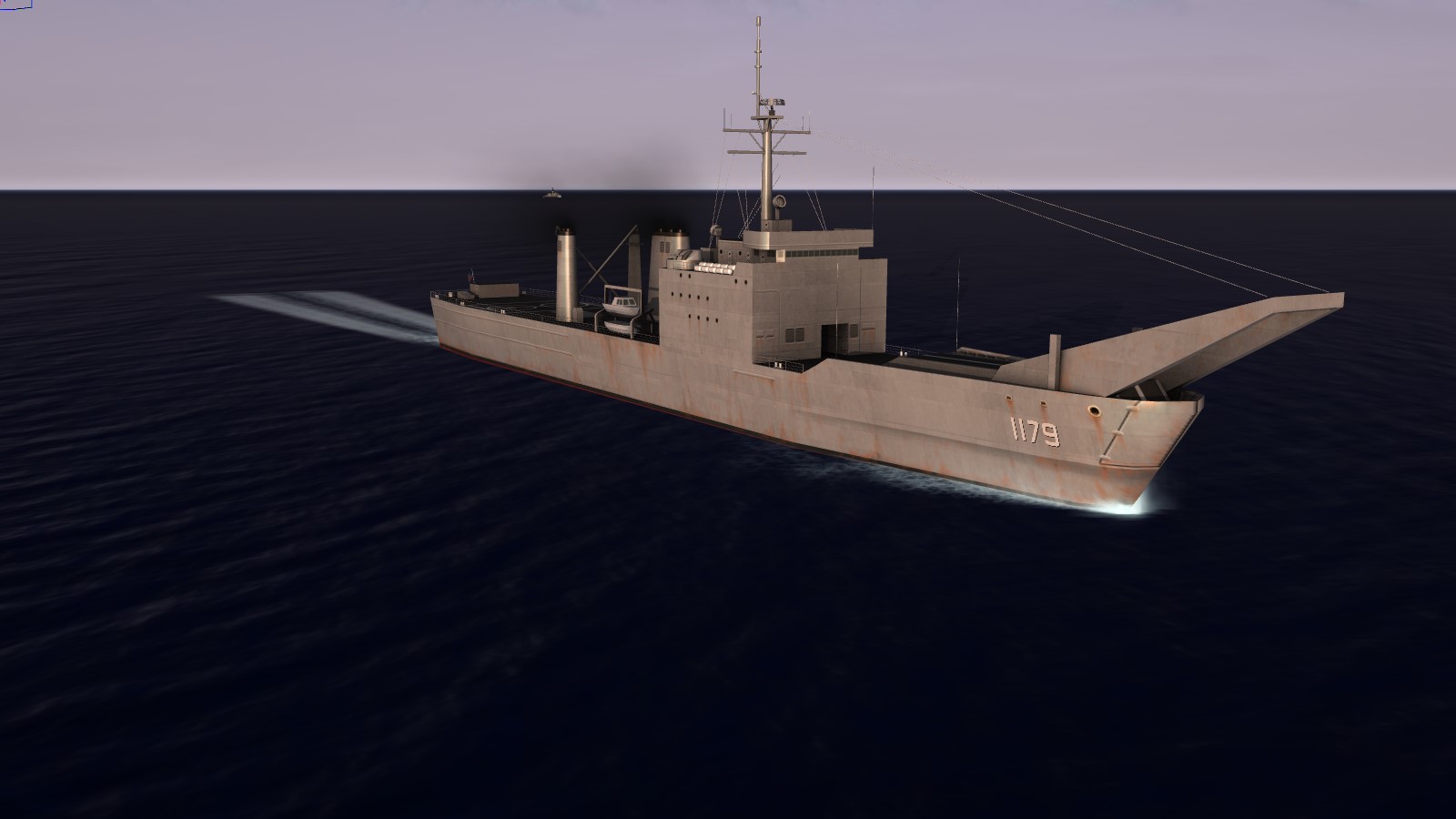 LST-1179 Newport class landing ship