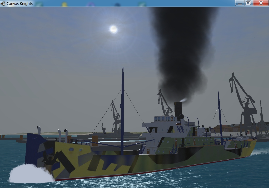 Cargo Ship Camouflage