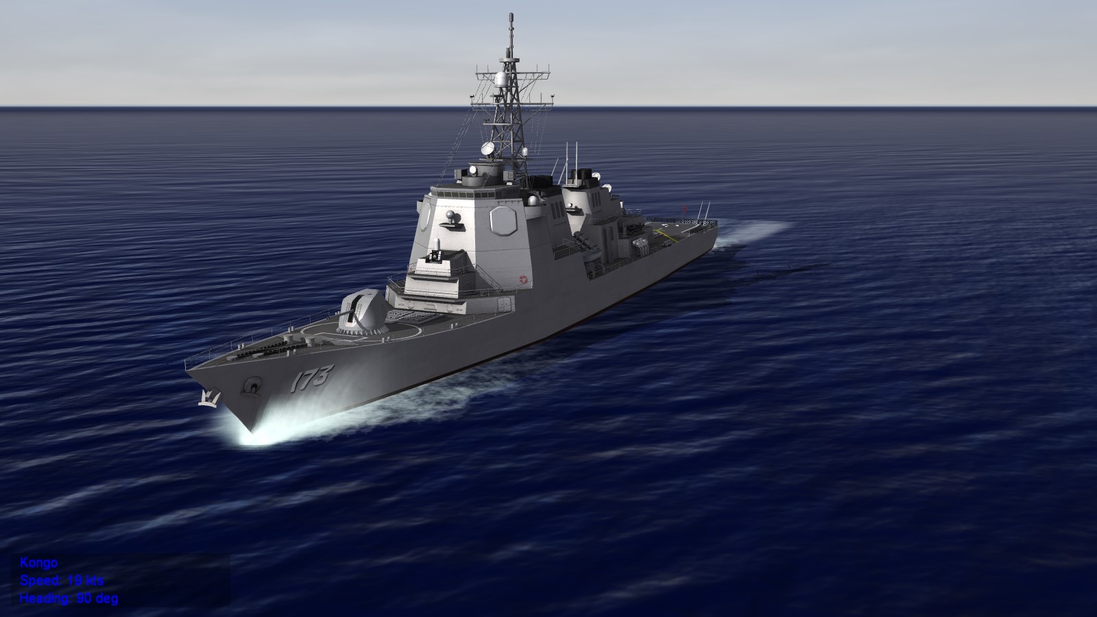 DDG-173 Kongo class Aegis destroyer