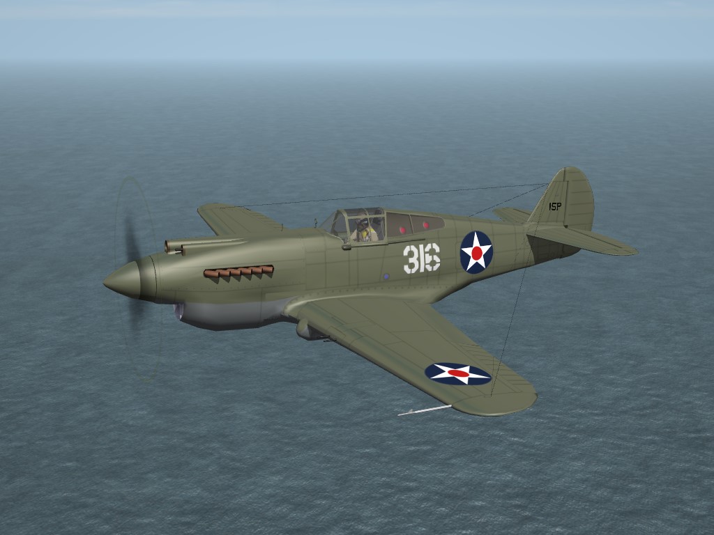 SF2 WW2 PTO P-40B/C Tomahawk (USAAC) Pack