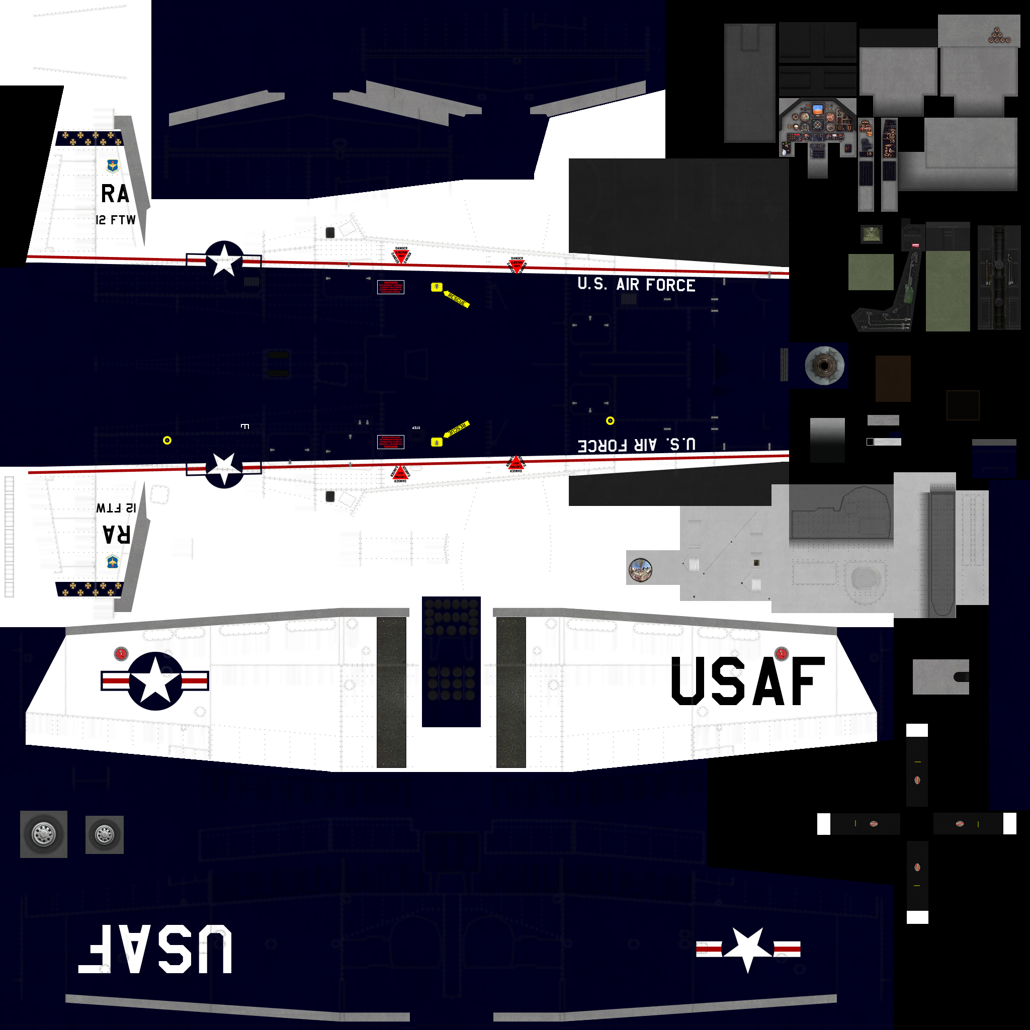 T-6A Ver 3.0 Photoshop template