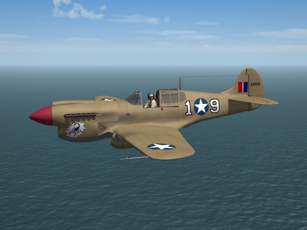 SF2 WW2 MTO USAAF P-40K-5 Pak