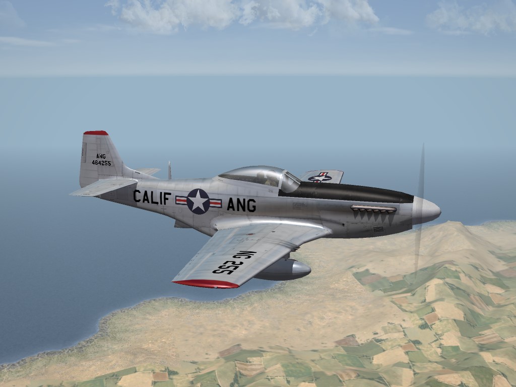 P-51D, 194th FS, CA ANG Skin/Decal Pak