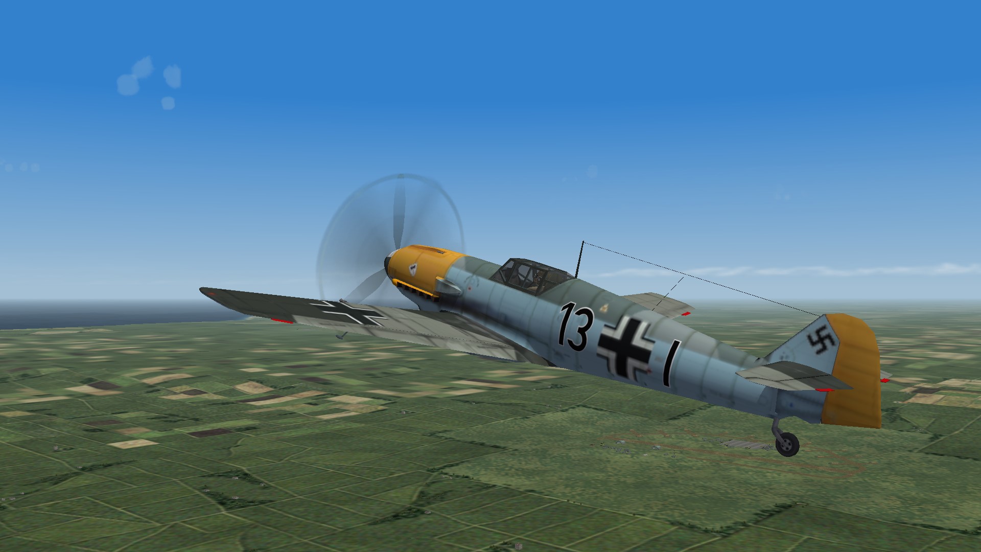 Messerschmitt Bf 109E-3 8./JG 3(Battle of Britain)