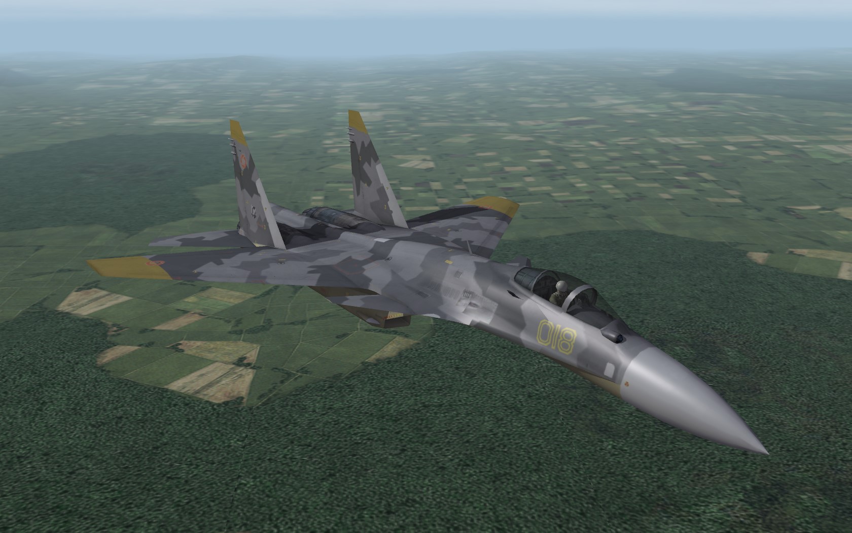 Su-37 Yellow Squadron skinpack. 