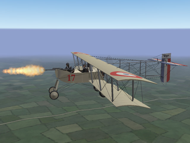 Voisin Type V with 37mm cannon