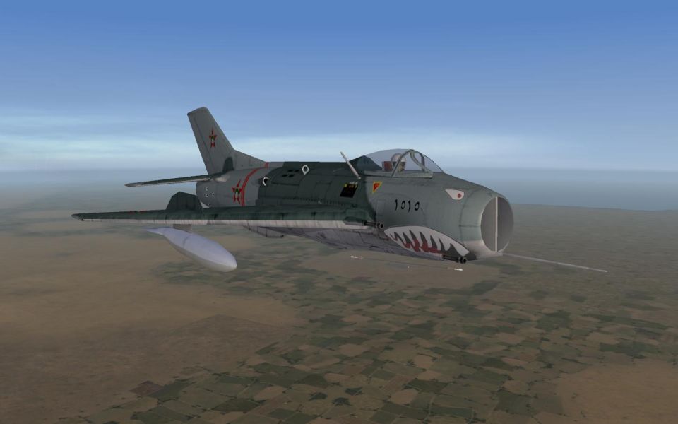 Parani MiG-19/F-6 w sharkmouth 2