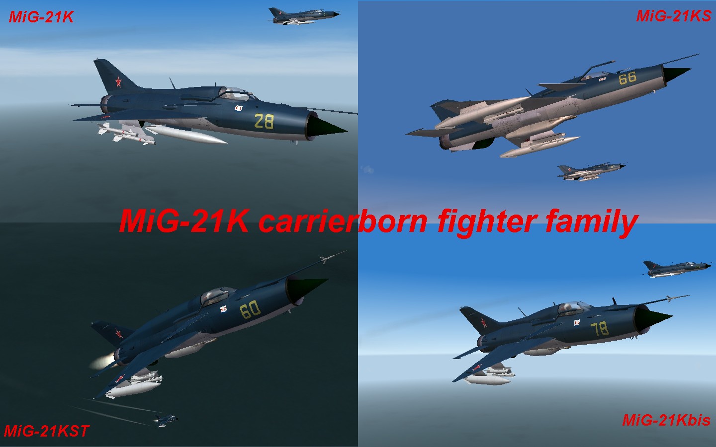 MiG-21K carrierborn fighter family