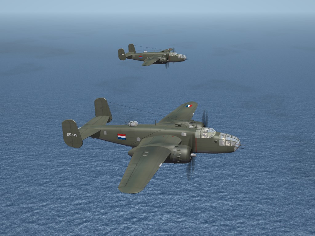 SF2 WW2 PTO B-25C Mitchell, No 18 Squadron (NEI)