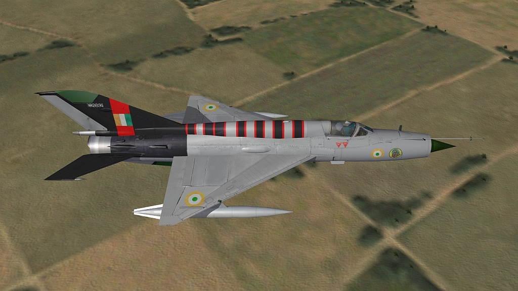 No.4 Sqdn "Oorials" IAF MiG-21bis Type 75 skin pack