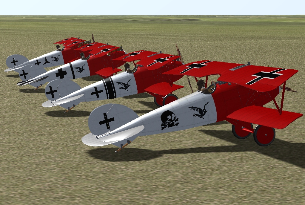 Albatros D5's Jasta 18 Raben skin pack