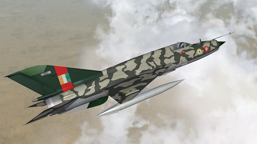 No.32 Sqdn "Thunderbirds" IAF MiG-21bis Type 75 skin Pack