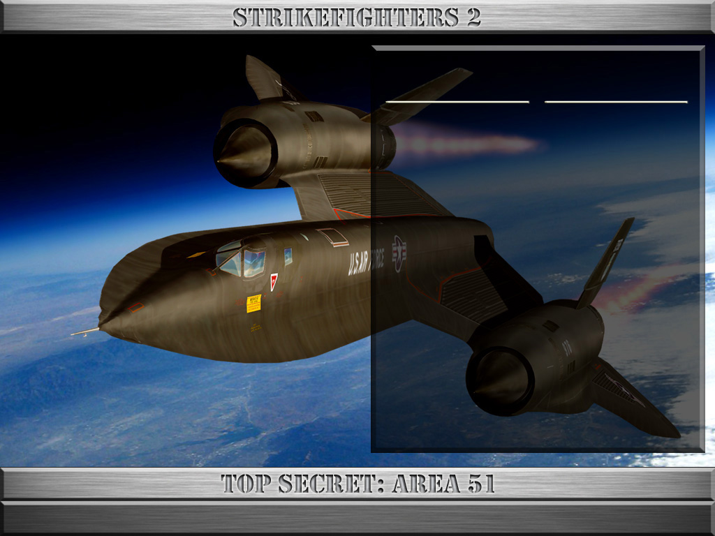 SF2 Area 51 Test Pilot Hi-Res 1024x768 Menu Screens!