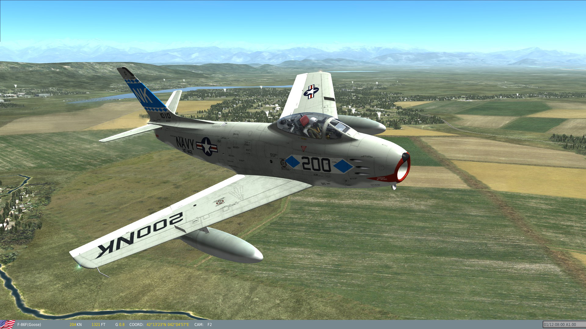 FJ-3M VF-142 Fighting Falcons Skin Pack for DCS F-86F