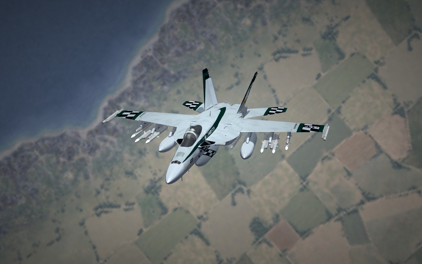 SF2 F/A-18E Super Hornet VFA-195 Dambusters (HD)