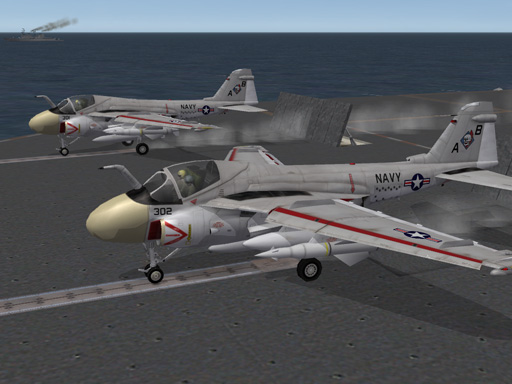 Gull Grey A-6 Intruder Skin for Third-Wire model V1.1