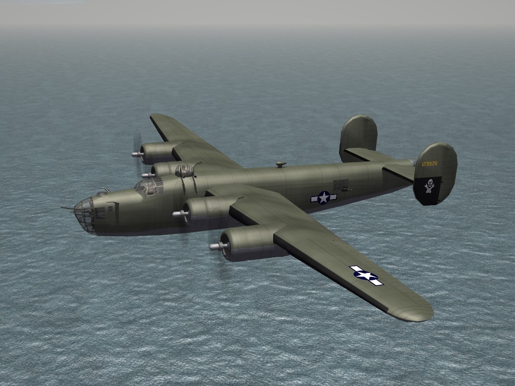 SF2 WW2 PTO B-24D 319th BS, 1943-44 Skin/Decals Pak