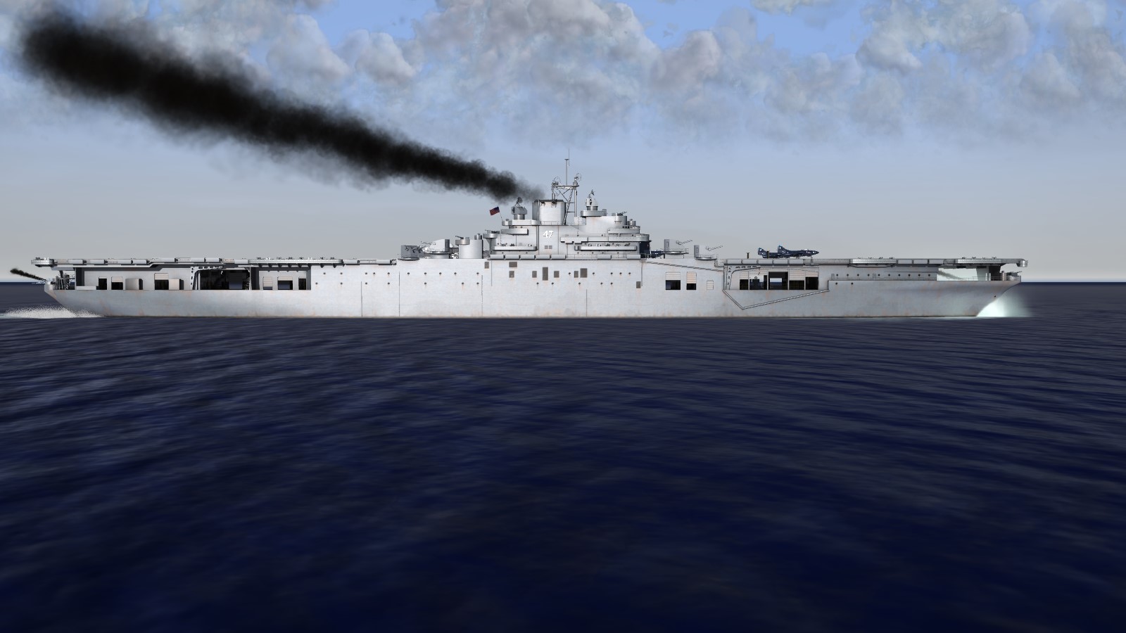 Essex class (long-hull) aircraft carrier