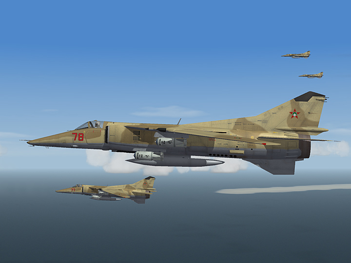 Mercenary Sand Skin for MiG-27 Flogger (fictional)