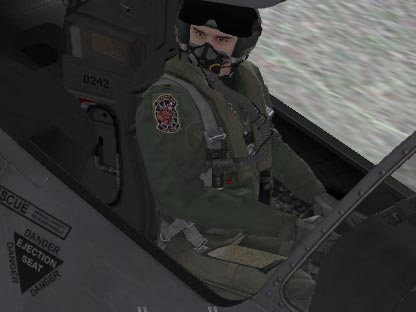A-10A/C High Resolution Pilot Skins for Default Aircraft