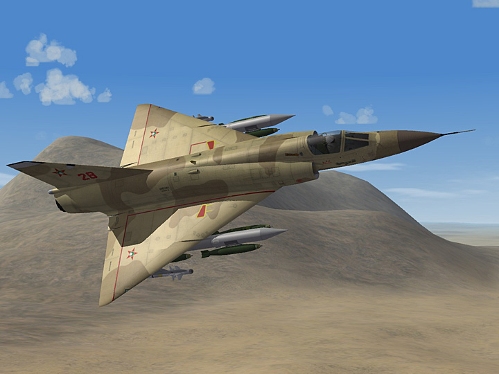 Mercenary Sand Skin for Mirage IIIE (fictional)