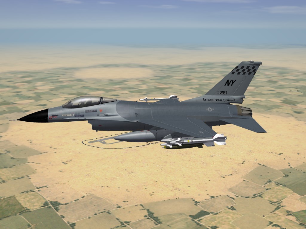 SF2 F-16A Falcon (3W), 138th TFS, NYANG