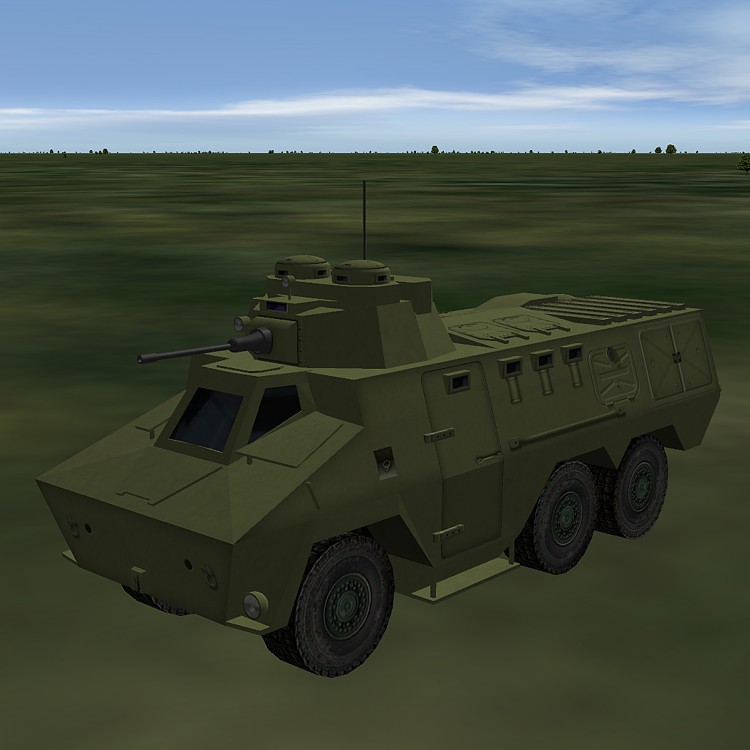 "Ratel" armoured carrier.