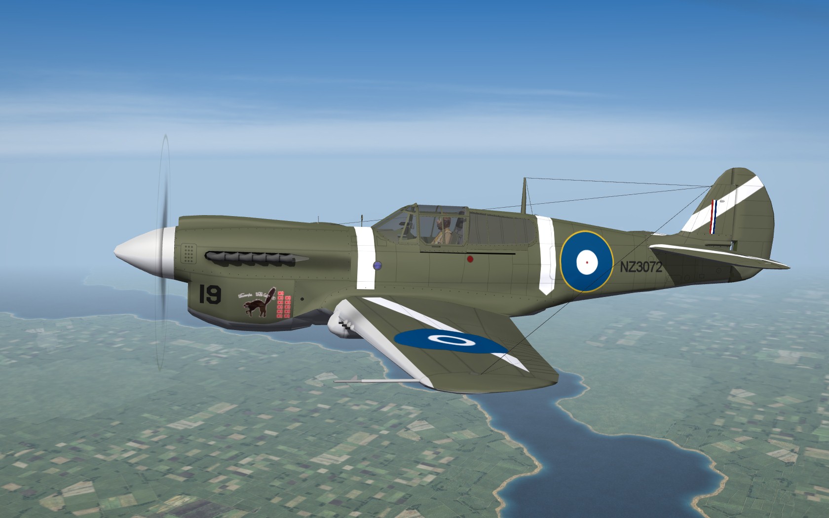 SF2 WW2 PTO RNZAF P-40E/K/M/N Kittyhawk Pack