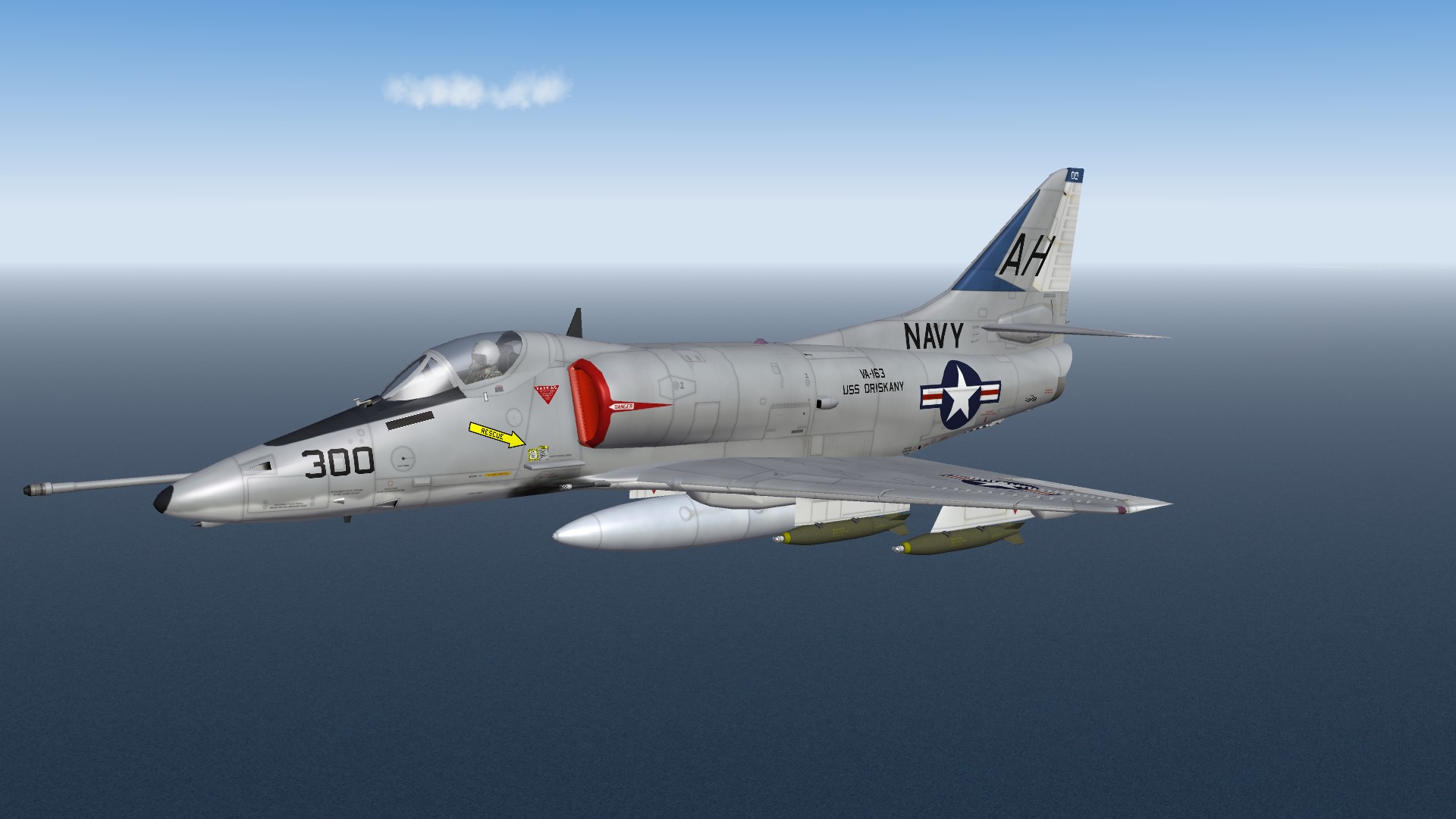 SF2 A-4E(65) VA-163 'Saints' 1967