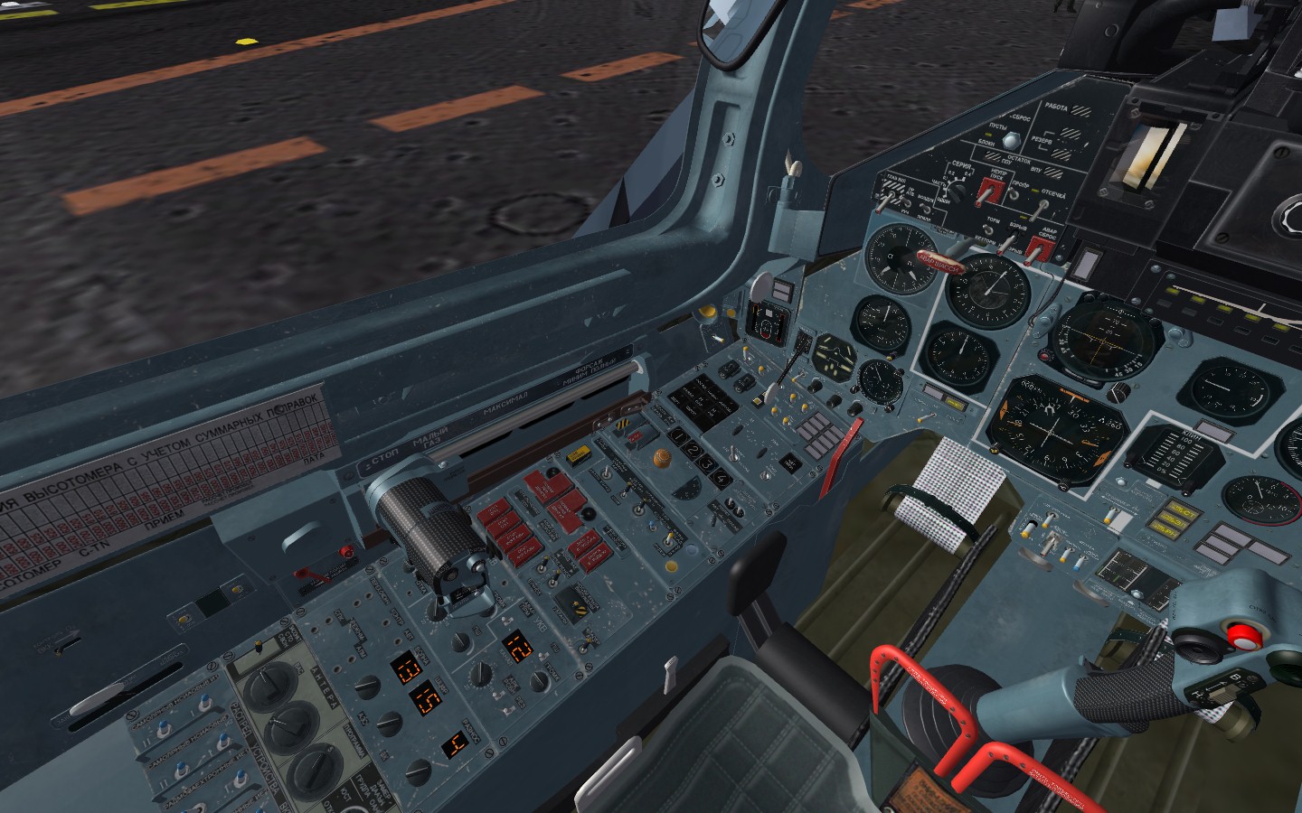 Sea flanker cockpit