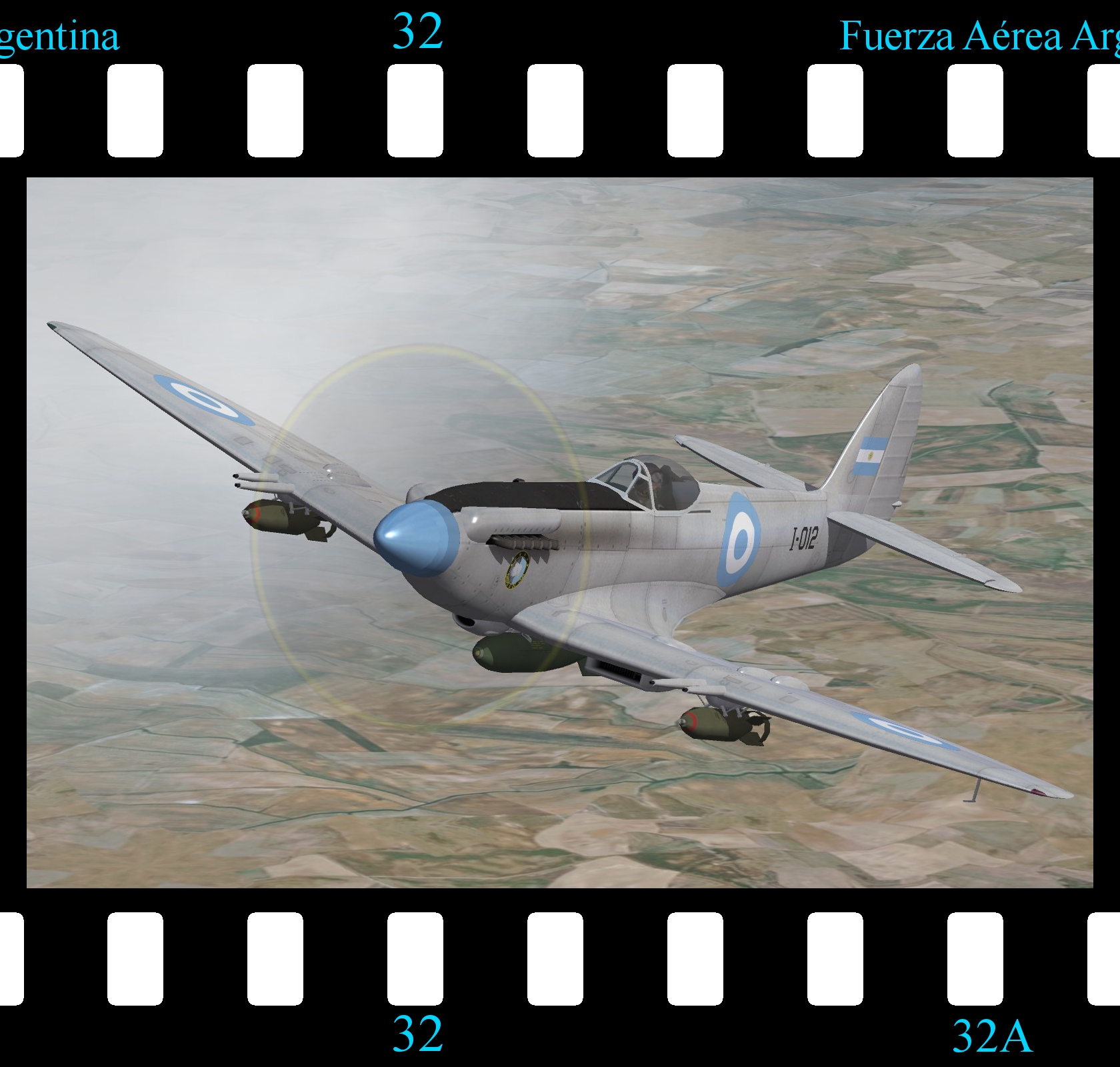 [Fictional] Supermarine Spitfire F Mk 24 Fuerza Aérea Argentina