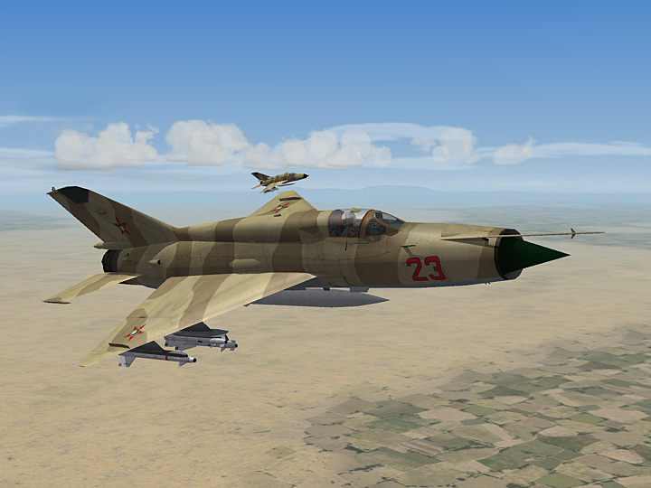 Mercenary Sand Skin for MiG-21PFM Fishbed (fictional)