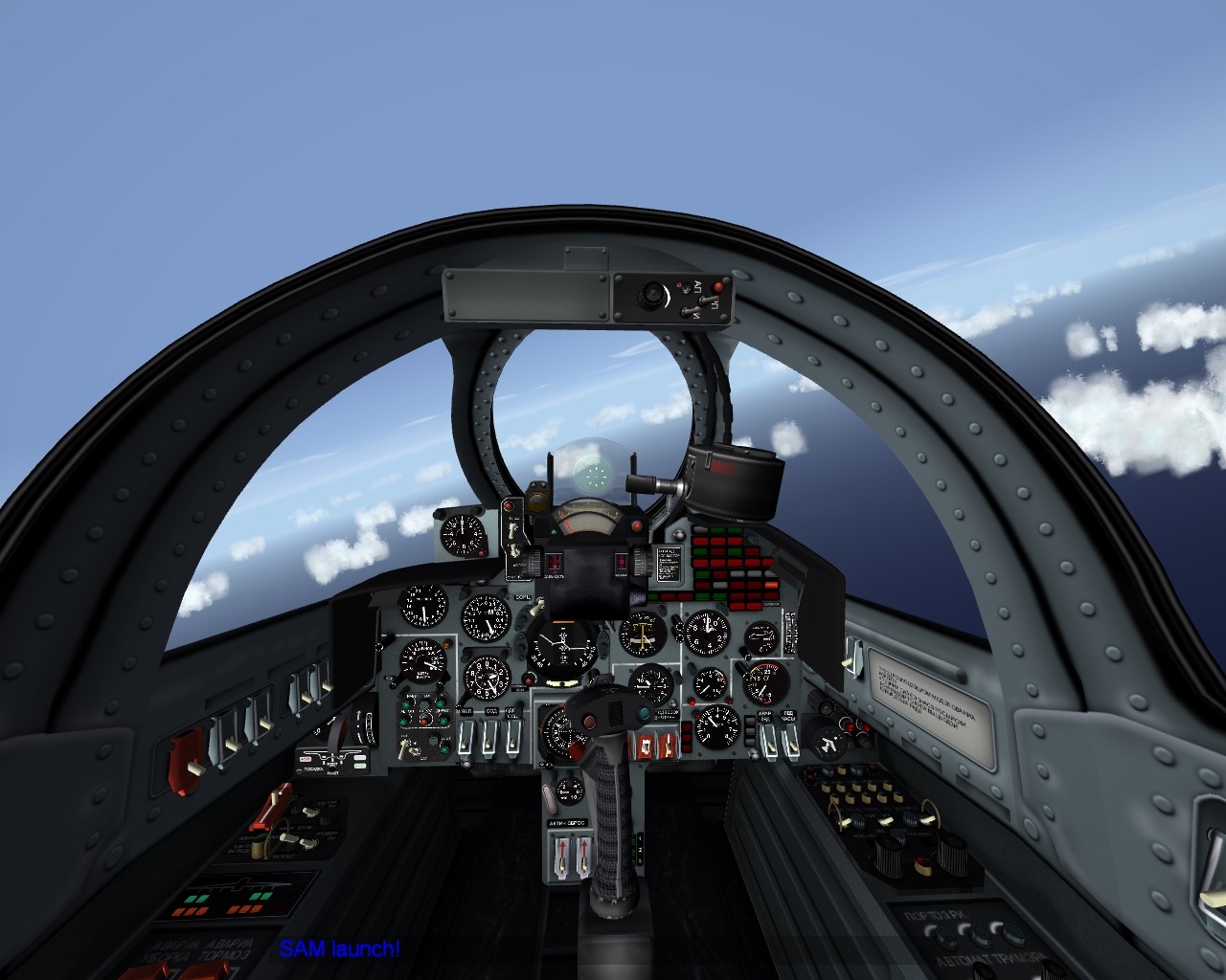 Yak-38 Forger cockpit