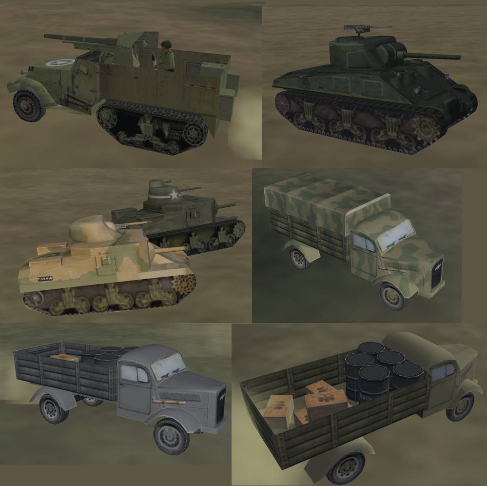 World War II ground objects pack 2