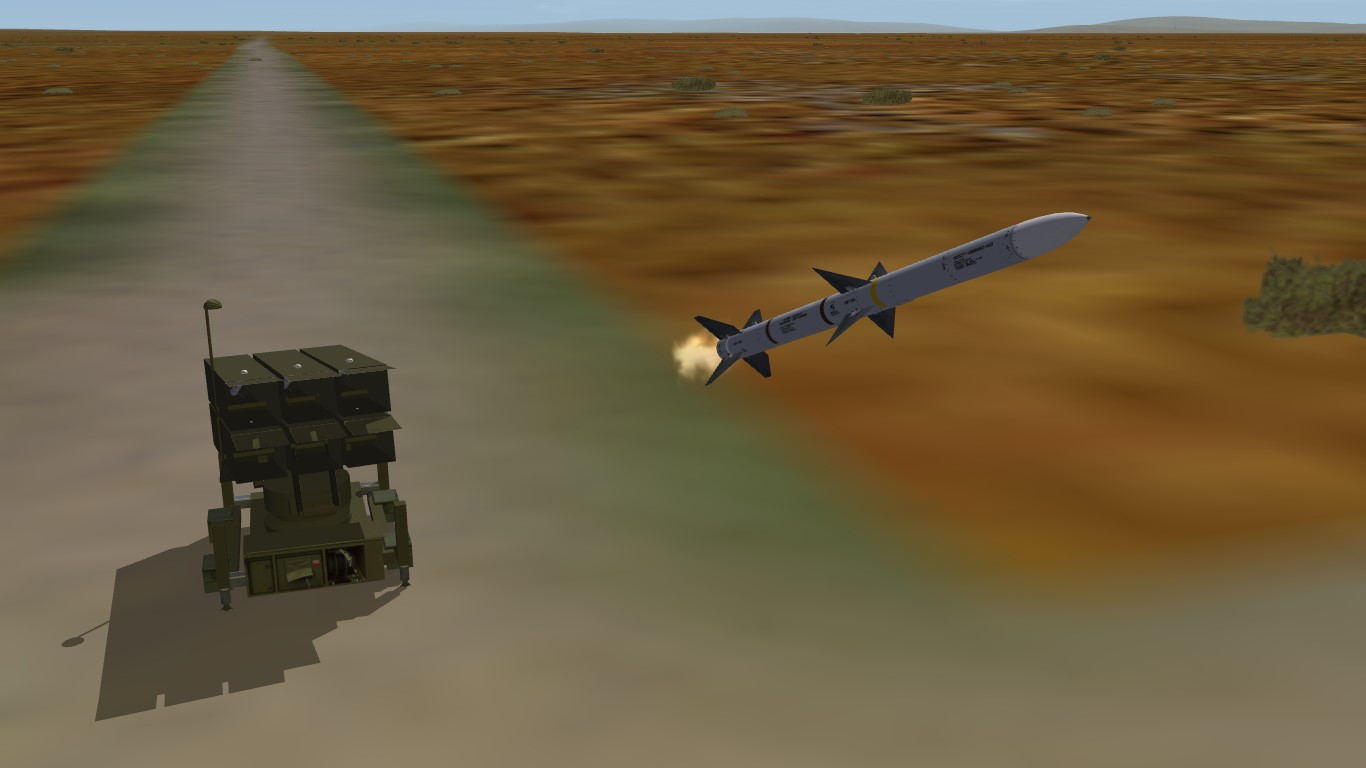 Nasams SAM system launcher