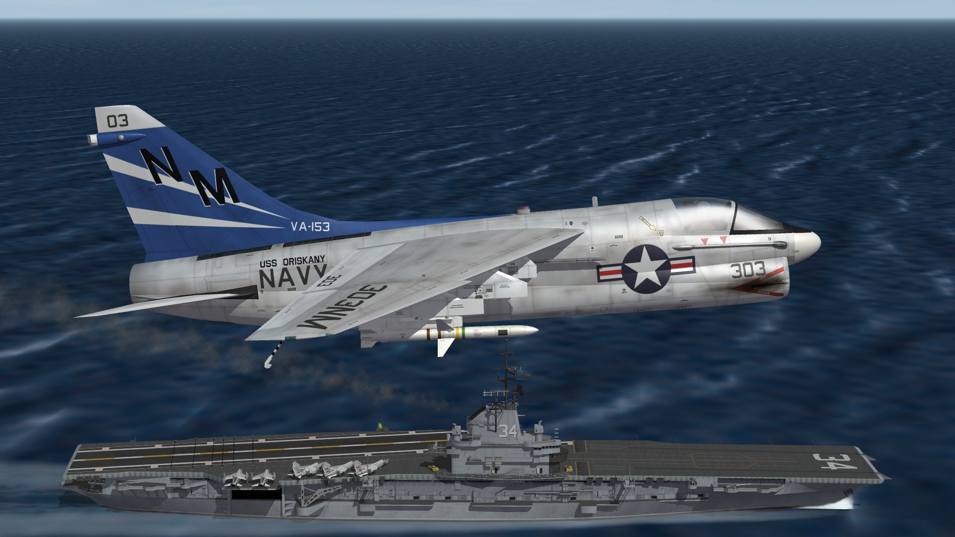 A-7A VA-153 Skin