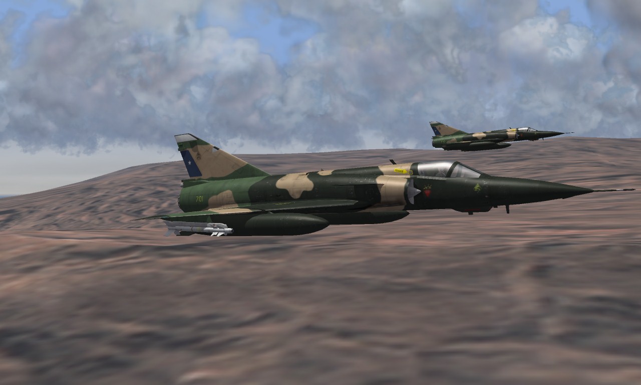 MIRAGE M-5M "ELKAN" (Early) Chile Air Force