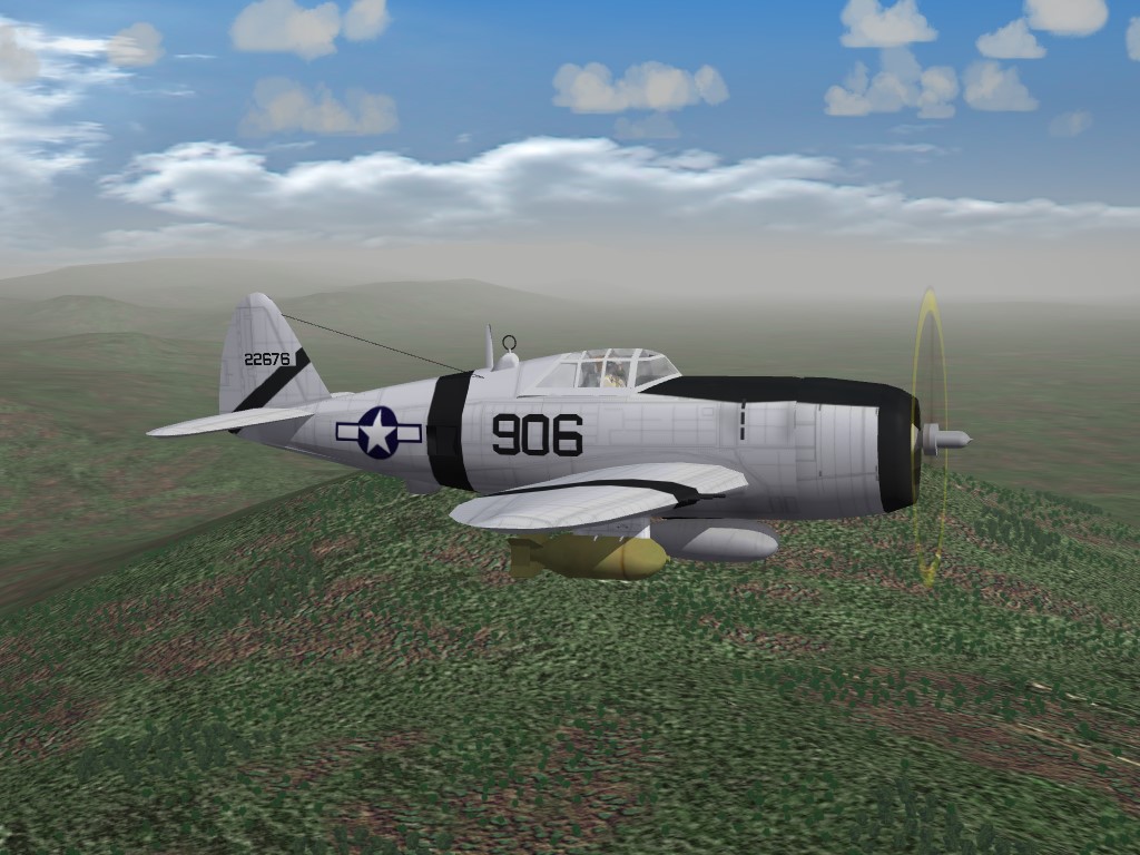 SF2 WW2 P-47D Razorback, 91st FS, 81sth FG, CBI, Skin/Decal Pak