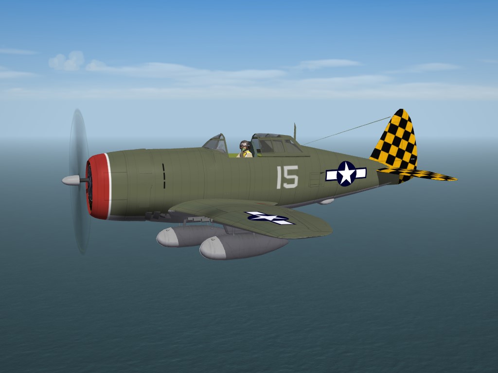 SF2 WW2 MTO Republic P-47D "Razorback" Thunderbolt by Cocas