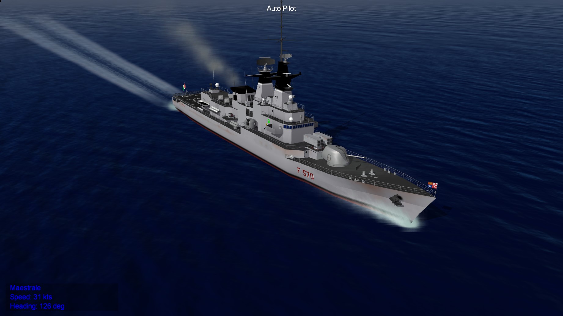 Maestrale Class Frigate of the Italian Marina Militare
