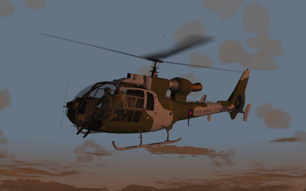 SA. 341 B/C/D Royal Gazelles SF2.