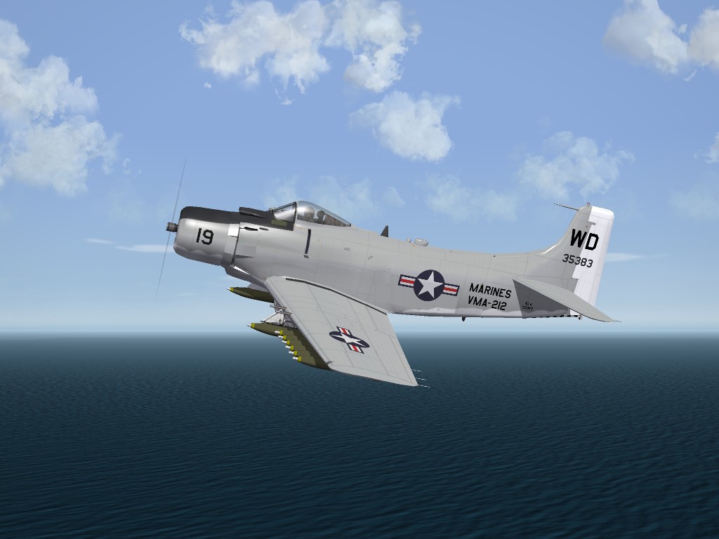 SF2 1950s USMC AD-6 (A-1H) Skyraider Skin Pack