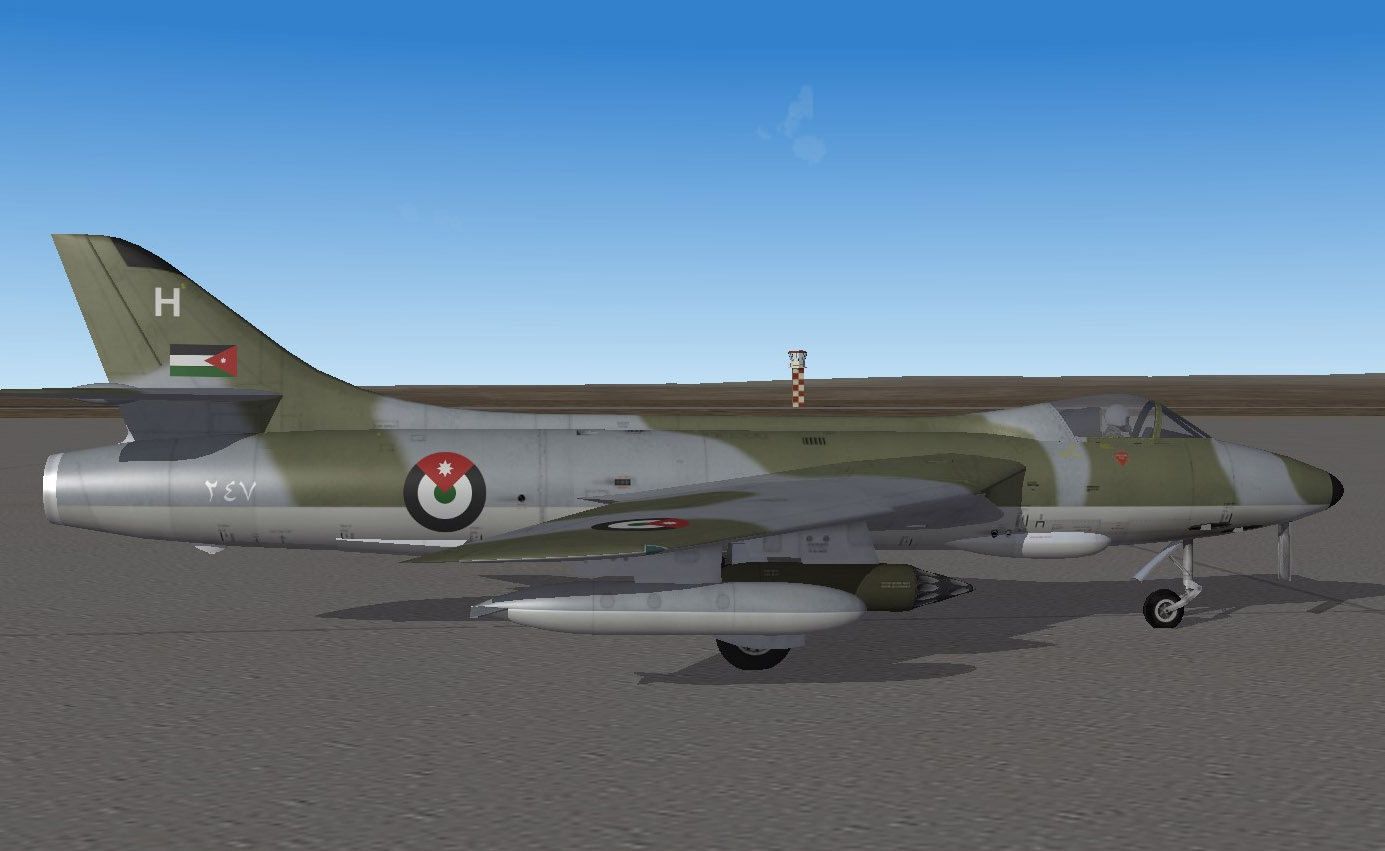 RJAF No.1 Sqn Hunter 6 Six Days War