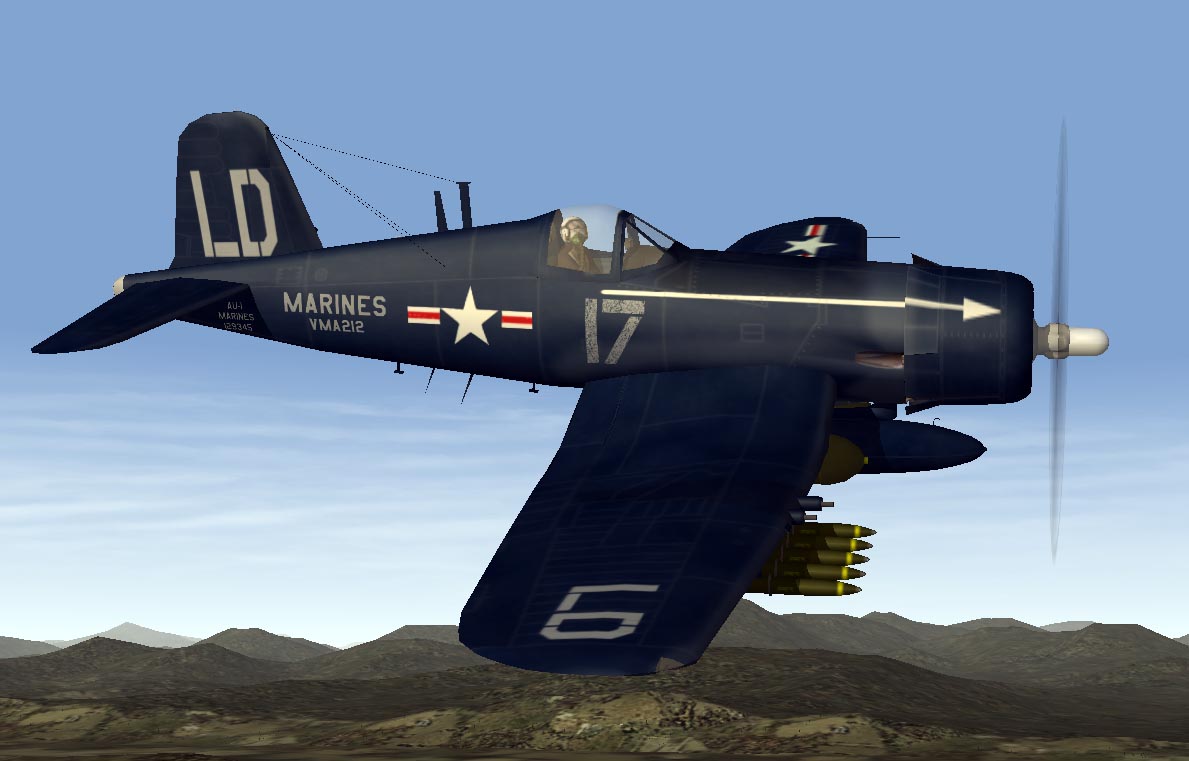 SF1 Korean War Corsair Pack for TMF F4U7/AU-1