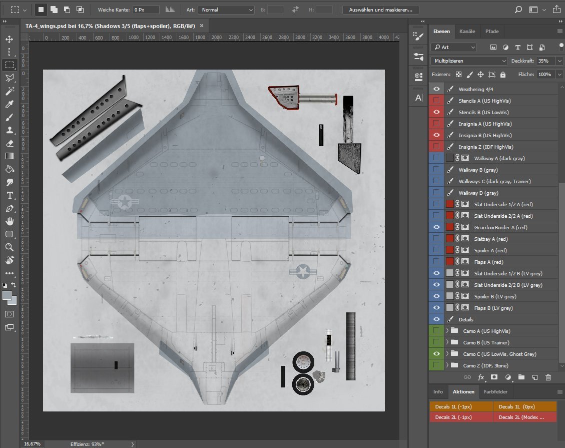 Templates for Fracture's TA-4 Skyhawk